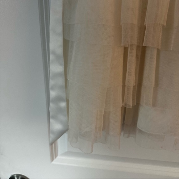 American Princess Girls Ivory Gold Dress Size 8 – Formal Holiday Flower Girl - Picture 2 of 11